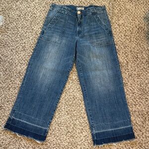 Kut from the Kloth Dark Blue Wide Leg Jeans